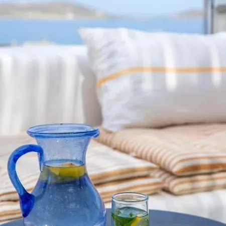 With Pool, Garden And View Villa Naousa (Paros)